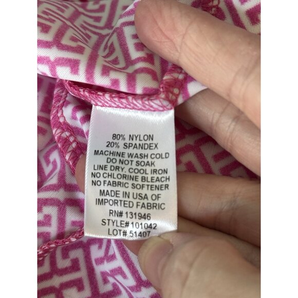 Jude Connally Womens Geometric Dress Size Small Pink Knee Length Jude Cloth - Picture 7 of 9